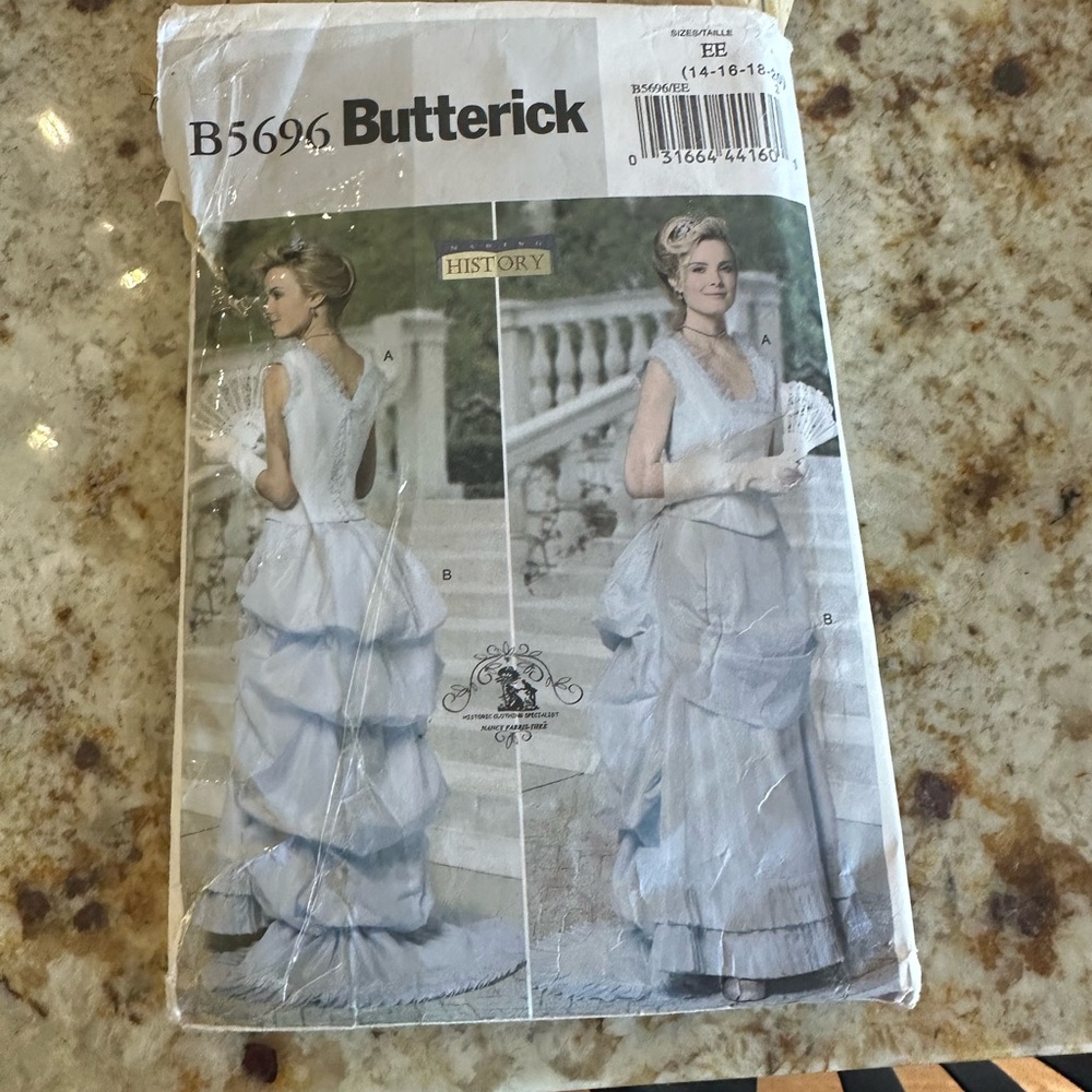 Sewing Pattern for Bolero, Corset, Skirt, and Overskirt